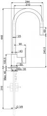 Смеситель Smeg MID2CR