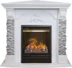 Каминокомплект RealFlame Athena Corner GR STD/EUG/25/25'5 WT с очагом 3D Olympic