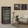 Винный шкаф Meyvel MV69-WD1-C (Тёмный Шоколад)