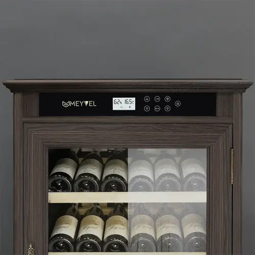 Винный шкаф Meyvel MV69-WD1-C (Тёмный Шоколад)