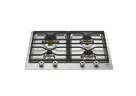 Газовая варочная панель Bertazzoni, 60 см, 4 конфорки, нержавеющая сталь
