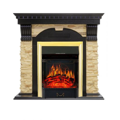 Каминокомплект Royal Flame Dublin с очагом Majestic FX Brass