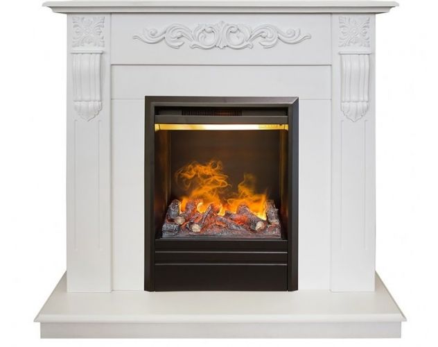 Каминокомплект RealFlame Dominica STD/EUG WT с очагом 3D Olympic