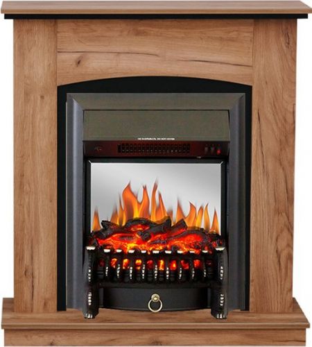 Каминокомплект Royal Flame Barcelona Дуб табачный c очагом Fobos FX M Black
