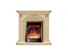 Каминокомплект Interflame Берн сланец с очагом Majestic FX M Brass