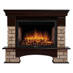 Каминокомплект Firelight Forte Wood 30 с очагом Electrolux EFP/P-3020LS камень коричневый/шпон темный дуб
