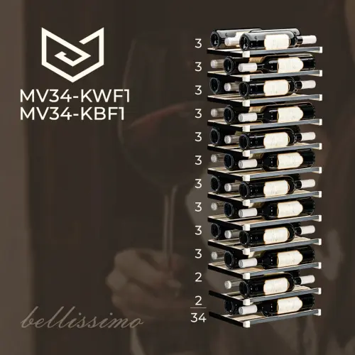 Винный шкаф Meyvel MV34-KBF1