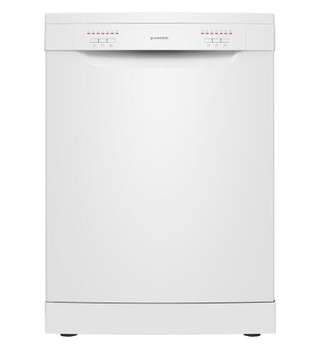 Посудомоечная машина узкая отдельностоящая MEFERI MDW6062WH FS LIGHT, 60 см, напольная, 12 комплектов посуды, 6 программ, 2 корзины, половинная загрузка, отсрочка, защита от протечек, внутренняя подсветка