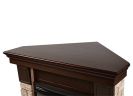Каминокомплект Firelight Forte Wood 30U (угловой) с очагом Electrolux EFP/P-3020LS камень коричневый/шпон темный дуб