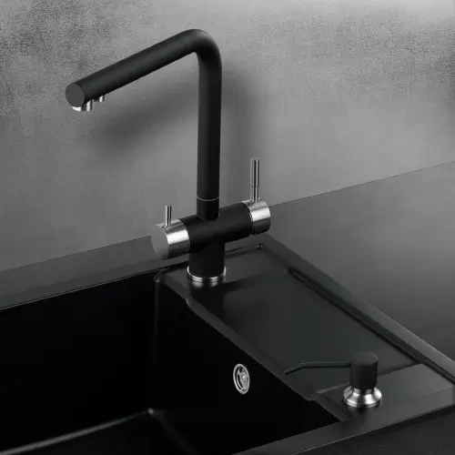 Кухонная мойка Kuppersberg SYMPAGI 50 1B1D ANTHRACITE