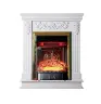 Каминокомплект Interflame Берта Люкс с очагом Majestic FX M Brass белый