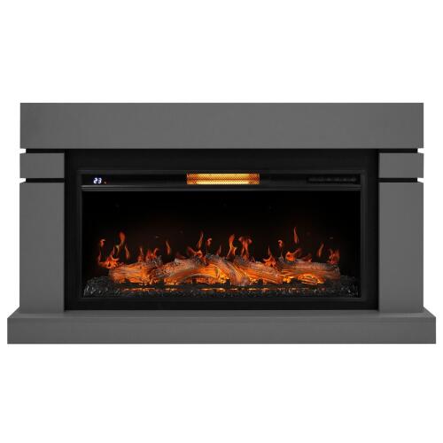 Каминокомплект Royal Thermo Aurora RTFP/P-AR40LS портал Lindos 42/40/36 светло-серый р/в