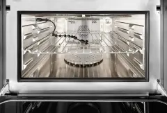 Компактный электрический духовой шкаф Ultracombi 3 в 1 (конвекция, пар, микроволны) ILVE 645STCHSW/BK