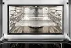 Компактный электрический духовой шкаф Ultracombi 3 в 1 (конвекция, пар, микроволны) ILVE 645STCHSW/BK