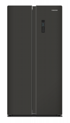 Холодильник отдельностоящий с инвертором MEFERI MFR83BLACK IX TOTAL NO FROST SIDE BY SIDE COMFORT