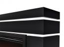 Каминокомплект Firelight Moderno 30 с очагом EFP/P-3020LS шпон чёрный дуб