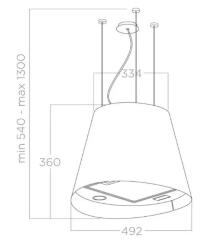 Вытяжка ELICA JUNO URBAN ZINC/F/50