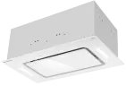Вытяжка кухонная MEFERI INBOX52WH GLASS COMFORT, 52 см, встраиваемая, белая, стекло, производительность 950 м3/ч, 3 скорости, низкий уровень шума, режимы отвод и рециркуляция, пульт дистанционного управления, гарантия 3 года