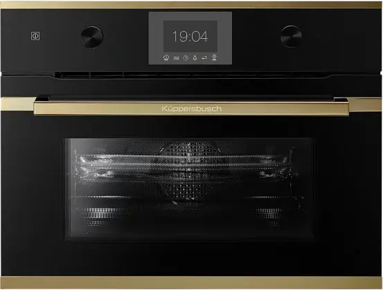 Компактный духовой шкаф с микроволнами Kuppersbusch CBM 6350.0 S4 Gold