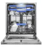 Посудомоечная машина встраиваемая с инвертором MEFERI MDW6083 COMFORT PLUS, 60 см, 14 комплектов посуды, с автооткрыванием, с аквастопом, луч на полу, внутренняя подсветка, половинная загрузка, отсрочка
