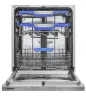Посудомоечная машина встраиваемая с инвертором MEFERI MDW6083 COMFORT PLUS, 60 см, 14 комплектов посуды, с автооткрыванием, с аквастопом, луч на полу, внутренняя подсветка, половинная загрузка, отсрочка
