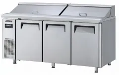 Turbo Air Холодильник (стол) модель KHR18-3 арт. KHR18-3-700 для приготовления сэндвичей