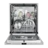 Посудомоечная машина встраиваемая MEFERI MDW6062 LIGHT, 60 см, напольная, 12 комплектов посуды, 6 программ, 2 корзины, половинная загрузка, отсрочка, таймер, защита от протечек
