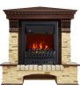 Каминокомплект Royal Flame Pierre Luxe сланец угловой с очагом Aspen Black