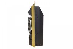 Каминокомплект Royal Flame Dublin (Разборный) с очагом Majestic FX Brass орех каньон/сланец