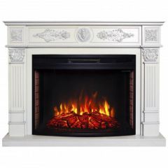 Каминокомплект RealFlame Leonardo 33 WT с очагом FireSpace 33 SIR
