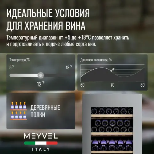 Винный шкаф Meyvel MV89-KSB3