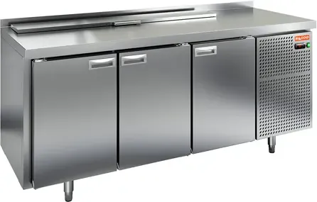 Стол охлаждаемый для салатов (саладетта) HICOLD SL2-111GN (1/6) O, с крышкой без борта