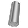Вытяжка кухонная цилиндрическая островная MEFERI TUBE35IX ISLA ULTRA, 35 см, серая, производительность 1200 м3/ч, 3 скорости, низкий уровень шума, режимы отвод и рециркуляция, гарантия 3 года
