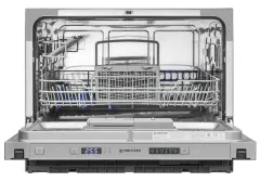 Компактная посудомоечная машина узкая встраиваемая MEFERI MDW4563 COMPACT POWER, 45 см, 6 комплектов посуды, защита от протечек, дозагрузка посуды, отсрочка, таймер