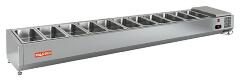 Настольная охлаждаемая витрина для ингредиентов HICOLD VRTO 2280 1/3