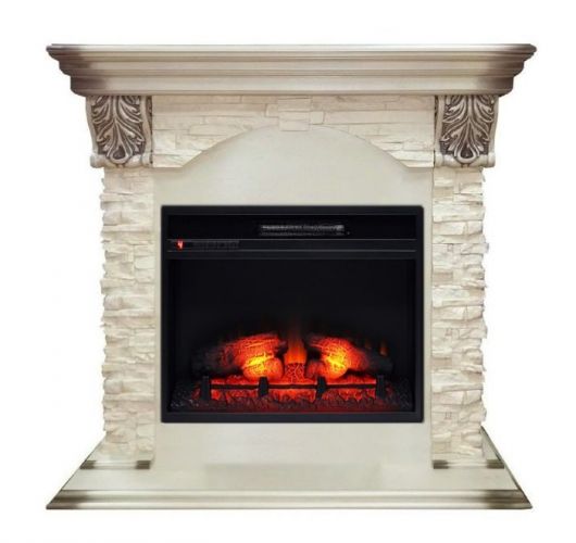 Каминокомплект RealFlame Dublin LUX STD/EUG/24 WT с очагом Eridan 24