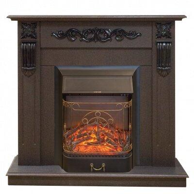 Каминокомплект RealFlame Dominica STD/EUG DN с очагом Majestic Lux Black S