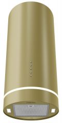 Вытяжка кухонная цилиндрическая настенная MEFERI TUBE35GOLD COMFORT, 35 см, горчично-золотая, производительность 1200 м3/ч, 3 скорости, низкий уровень шума, режимы отвод и рециркуляция, гарантия 3 года