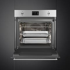 Духовой шкаф с паром Smeg SO6302S3PX