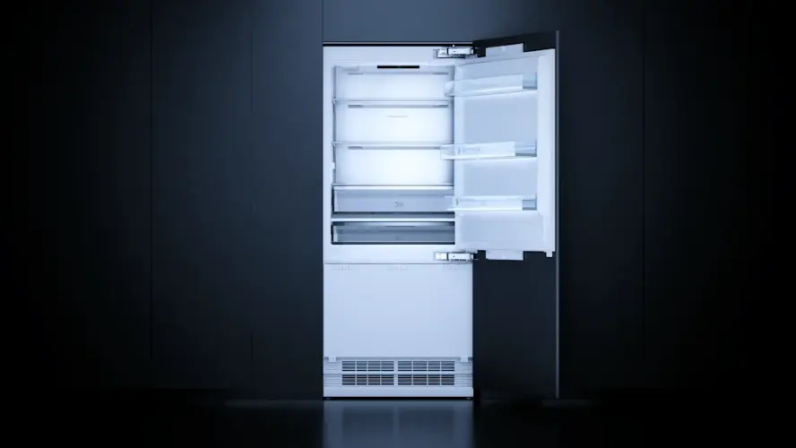 Встраиваемый холодильник с внутренней морозильной камерой Kuppersbusch FKGFX 9800.0i