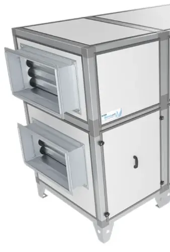 Приточно-вытяжная вентиляционная установка Breezart 3700 Lux RR W ET15-380
