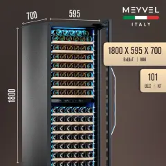 Винный шкаф Meyvel MV163PRO-KBT2
