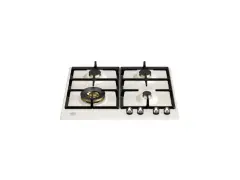 Встраиваемая газовая варочная панель Bertazzoni, 60 см, слоновая кость/хром