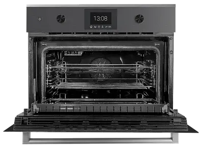 Компактный духовой шкаф с микроволнами Kuppersbusch CBM 6350.0 GPH 6 Black Steel