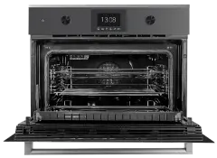 Компактный духовой шкаф с микроволнами Kuppersbusch CBM 6350.0 GPH 6 Black Steel