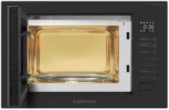 Микроволновая печь встраиваемая MEFERI MMO6025BK MATT ULTRA