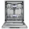 Посудомоечная машина встраиваемая MEFERI MDW6073 ULTRA, 60 см, напольная, 14 комплектов посуды, 7 программ, 3 корзины, луч на полу, внутренняя подсветка, половинная загрузка