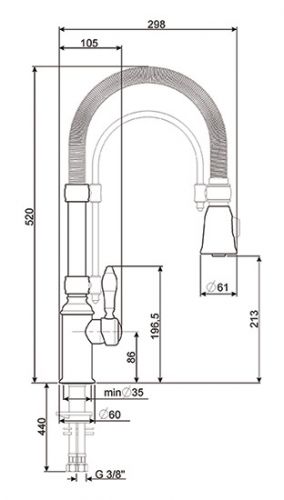 Смеситель Smeg MIDR7O-2