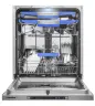 Посудомоечная машина встраиваемая MEFERI MDW6073 COMFORT, 60 см, напольная, 14 комплектов посуды, 7 программ, 3 корзины, автооткрывание, аквастоп, луч на полу, внутренняя подсветка, половинная загрузка
