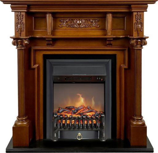 Каминокомплект Royal Flame Oxford с очагом Fobos FX M Black орех